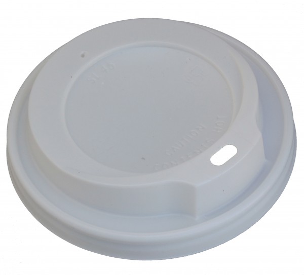 Deckel für Coffee to-go Becher 0,2l(8oz) weiß 80mm