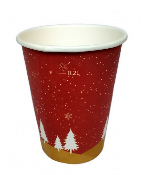 Glüchwein Coffee to go Becher Weihnachten Cup 0,2l (8oz)
