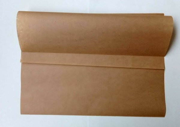 Einschlagpapier, fettdichtes Papier 17,5x27cm braun 1000 Stück
