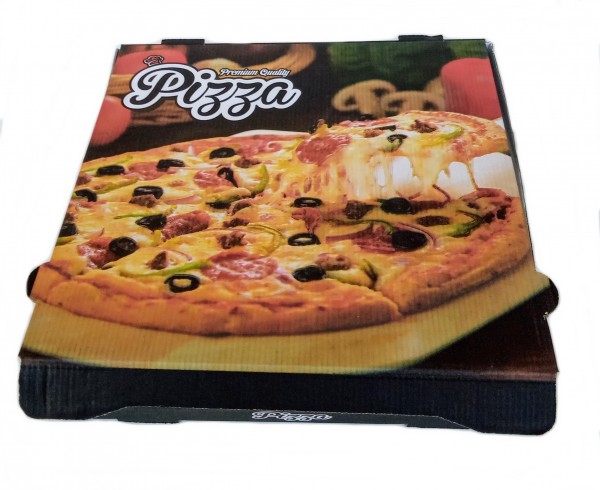 Pizza Karton delicious 33x33x4cm